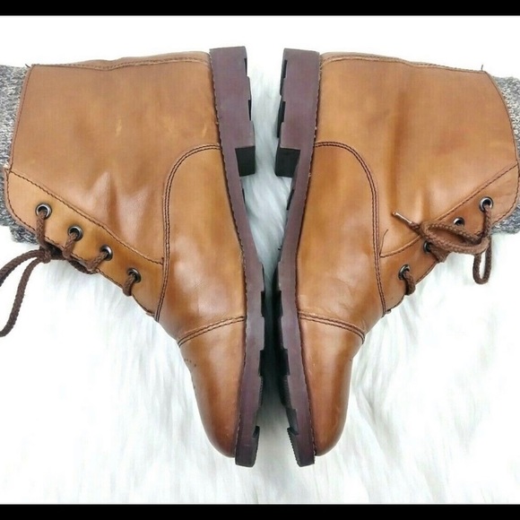 ‼️Leather Knit Lace Booties‼️ - Picture 3 of 6